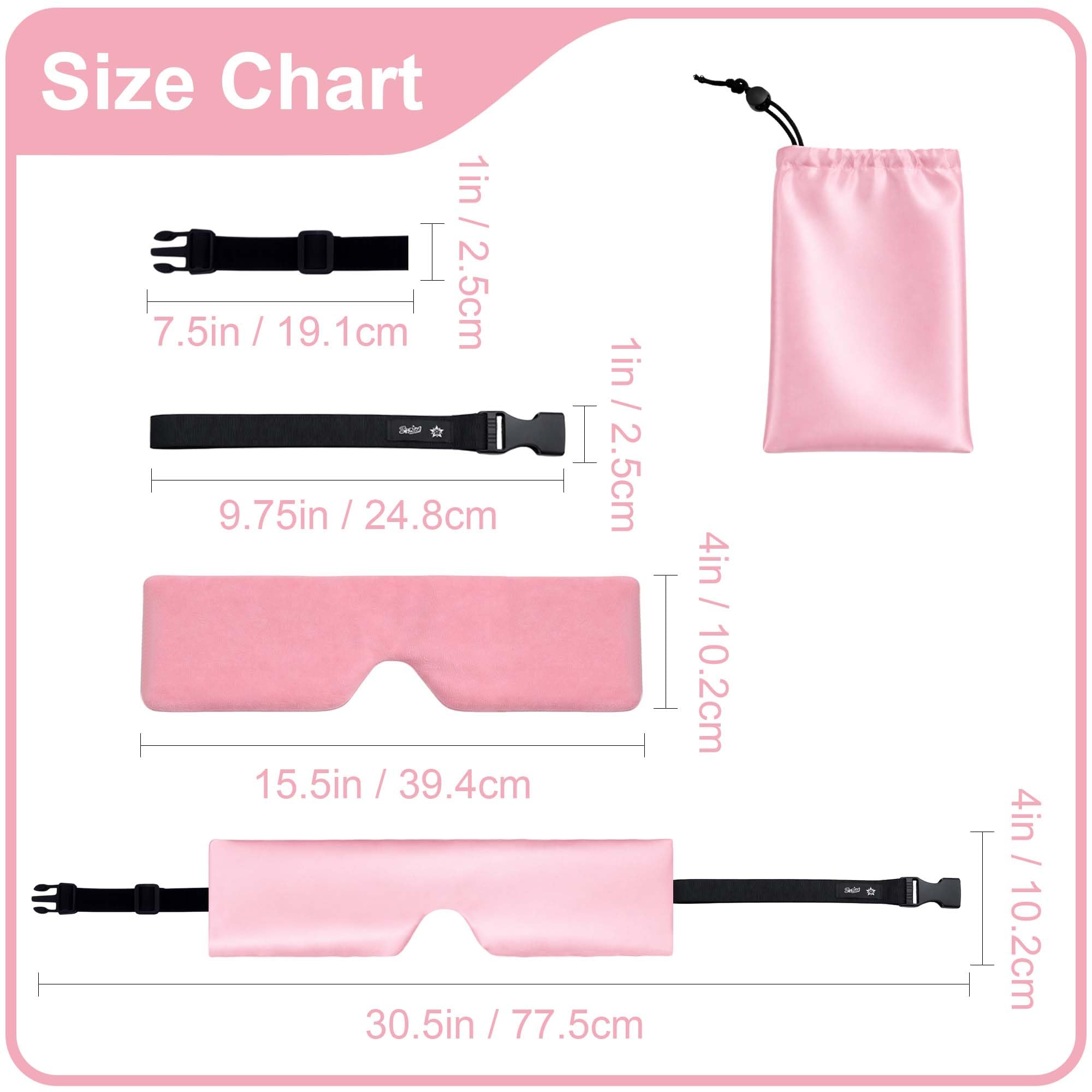 SPRING SEAON Airplane Head Strap for Sleeping, Double-Sided Airplane Eye Mask Head Holder, Adjustable Seat Sleeper Support for Plane, Car & Office Chair, Contoured Nose-Friendly Design,Pouch Included - Image 7